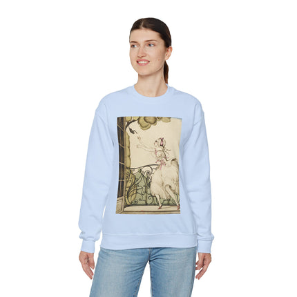 Sur talons rouges (On Red Heels) pl 02 by Gerda Wegener Heavy Blend™ Crewneck Sweatshirt