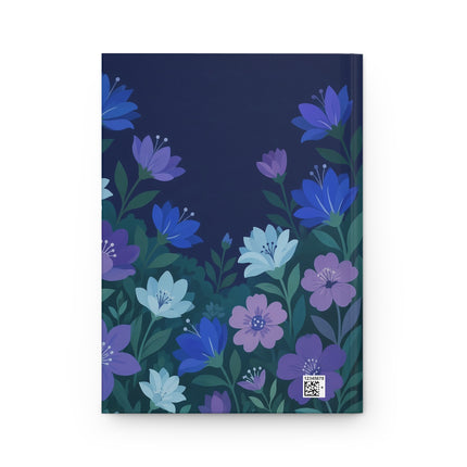 🌙🌿 The Lady Of The Midnight Willow Hardcover Journal – Art Deco Garden Elegance