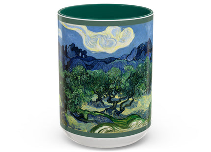 Olive Trees by Vincent Van Gogh Colorful Mugs (11oz, 15oz)