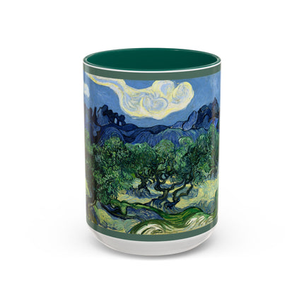 Olive Trees by Vincent Van Gogh Colorful Mugs (11oz, 15oz)