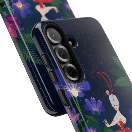 🌺✨ The Lady Of The Starlit Enchanted Garden Phone Case – Art Deco Floral Fantasy