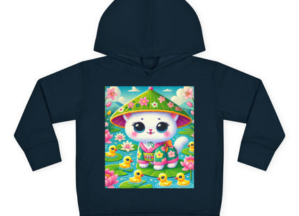 Lily Pond Stroll Toddler Pullover Fleece Hoodie