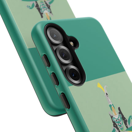 Peacock Dancer Phone Case – Opulent Glamour & Theatrical Elegance