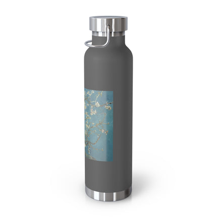Almond Blossom by Vincent van Gogh Copper Vacuum Insulated Bottle, 22oz