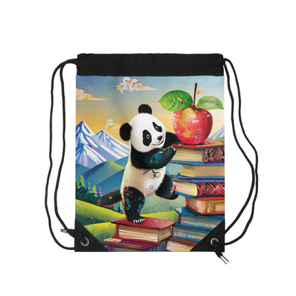 Cute Panda Drawstring Bag