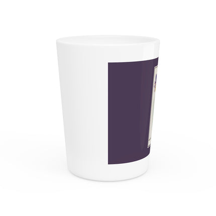 Iris, Iris sibirica by Anselmus Boëtius de Boodt Ceramic Shot Glass