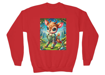 Fawn Defender Youth Crewneck Sweatshirt