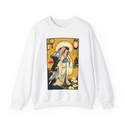 Golden Embrace Heavy Blend™ Crewneck Sweatshirt