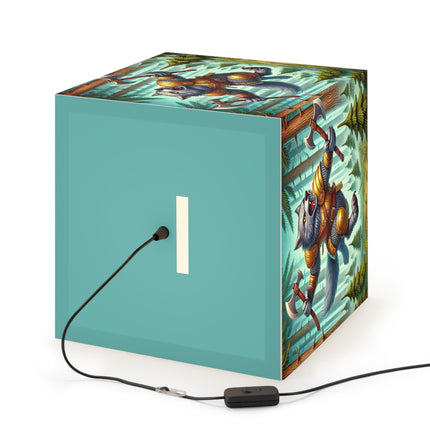 🐾⚔️ The Wolverine Vanguard Light Cube Lamp – Untamed Strength & Fearless Resolve
