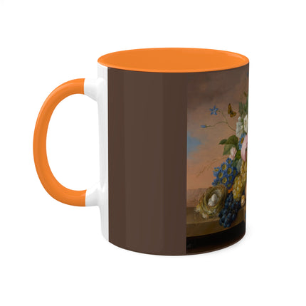 Floral Still Life by Franz Xaver Petter Colorful Mugs, 11oz