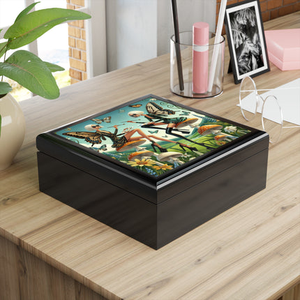 Butterfly Atelier Fairies Jewelry Box – Whimsical Artists in the Meadow
