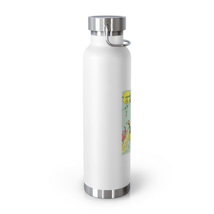 Moonlit Dance of Enchanting Fairies Copper Vacuum Insulated Bottle, 22 oz