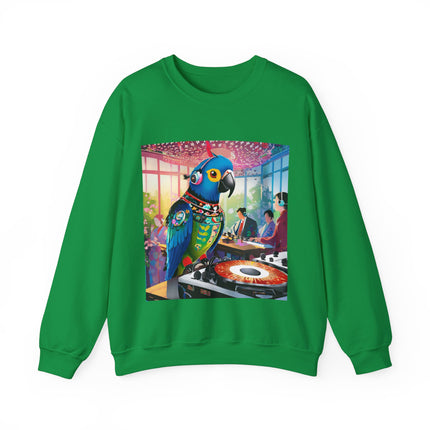 Parrot DJ Unisex Heavy Blend™ Crewneck Sweatshirt