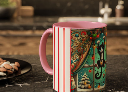 Mischief in Tinselland Colorful Mugs (11oz, 15oz)