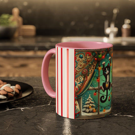 Mischief in Tinselland Colorful Mugs (11oz, 15oz)