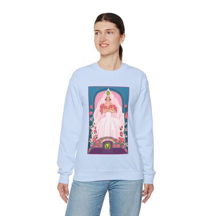 August & Peridot (from the Gem Series) by Sofia Chiostri Unisex Heavy Blend™ Crewneck Sweatshirt