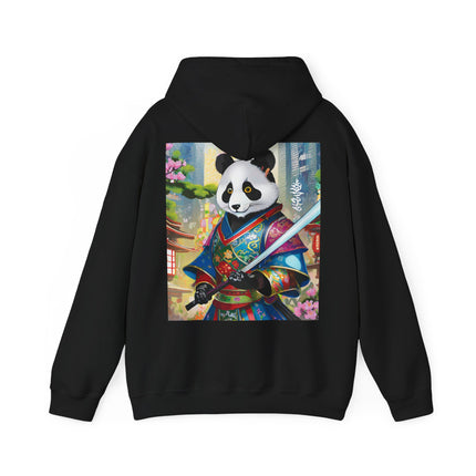 Cyberpunk Samurai Panda – Heavy Blend™ Hooded Sweatshirt