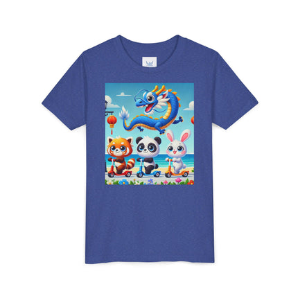 Seaside Scooter Friends Youth Short Sleeve Tee