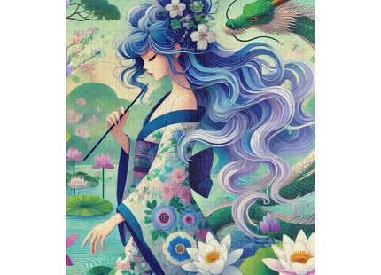 Fairy of the Koi Pond Puzzle (110, 252, 520-piece)