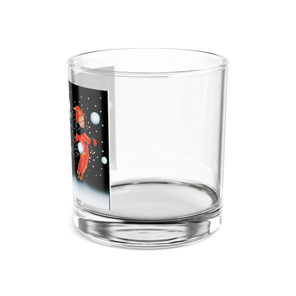 A Festive Snowball Rocks Glass, 10oz