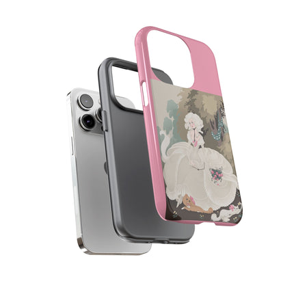 Rococo Garden Reader Phone Case – Whimsical Elegance & Timeless Charm