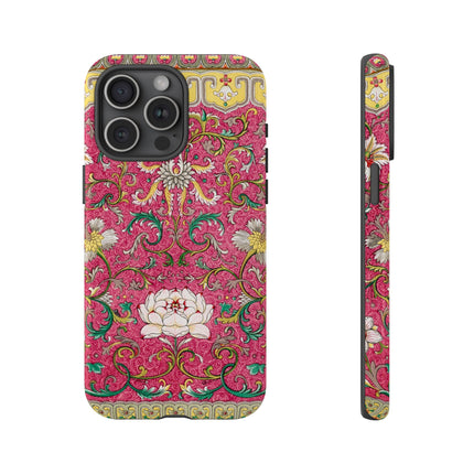 Pink Floral Pattern by Owen Jones Phone Cases