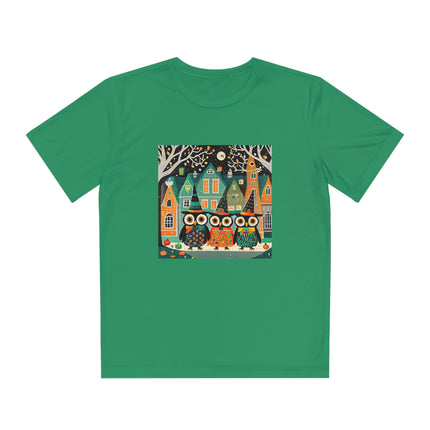 Night of the Trick-or-Treating Owlets Youth Competitor Tee