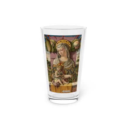 Madonna and Child by Carlo Crivelli Glass, 16oz