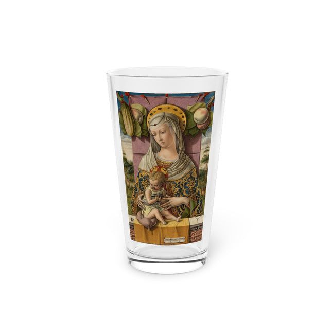 Madonna and Child by Carlo Crivelli Glass, 16oz