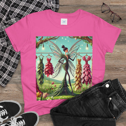 A Fairy Choosing Gowns Cotton Tee