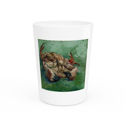 Crab on its Back by Vincent Van Gogh Ceramic Shot Glass