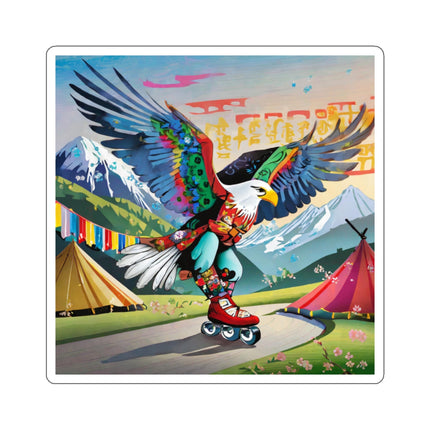 Eagle Skater Kiss-Cut Stickers (4 Sizes)