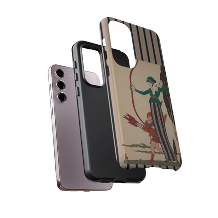 L'Arc Rouge by George Barbier Phone Cases