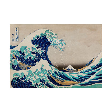The Great Wave off Kanagawa by Katsushika Hokusai Matte Horizontal Posters