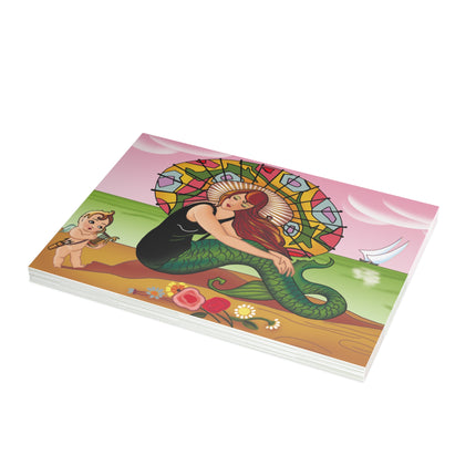 Siren Serenade by Carlo Chiostri Greeting Cards (1, 10, 30, and 50pcs)