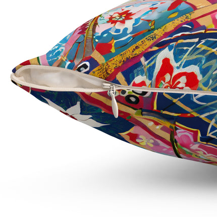 The Joyful Mantis Spun Polyester Square Pillow