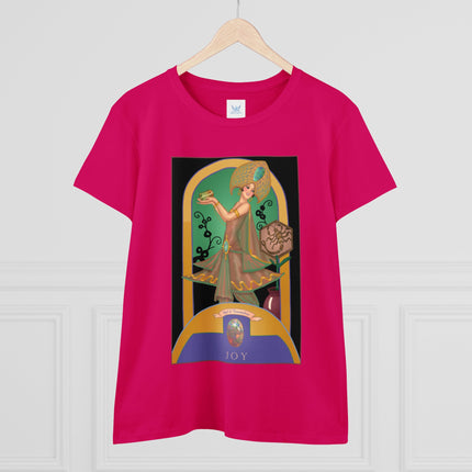 October & Opal, Tourmaline (from the Gem Series) by Sofia Chiostri Women's Midweight Cotton Tee