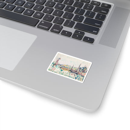 Concarneau by Paul Signac Kiss-Cut Stickers (4 Sizes)