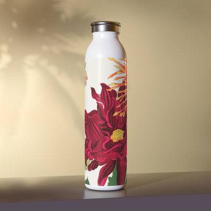 Dahlia Flower by Tanigami Kônan Slim Water Bottle