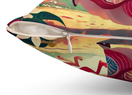 The Dragon Fairy’s Dance Spun Polyester Square Pillow