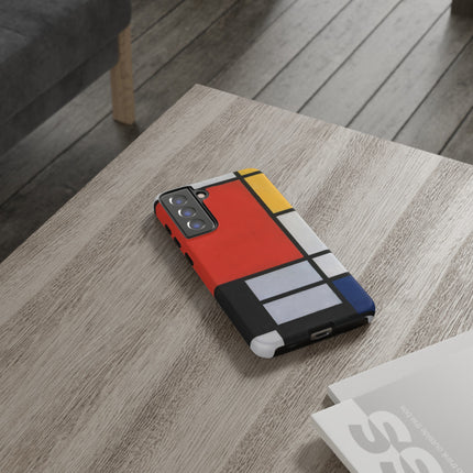Composition with Red, Yellow, Blue, and Black by Piet Mondrian Phone Cases