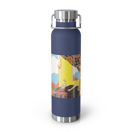 Glimpses of Opulence by Ezio Anichini Copper Vacuum Insulated Bottle, 22oz