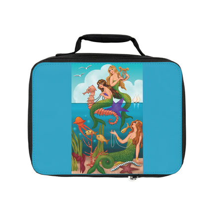 Three Mermaids with Strings of Pearls by Carlo Chiostri Lunch Bag