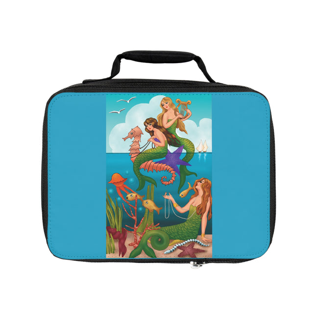 Three Mermaids with Strings of Pearls by Carlo Chiostri Lunch Bag