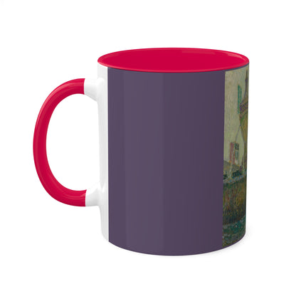 La Fontaine, Saint-Paul De Vence by Henri Le Sidaner Colorful Mug