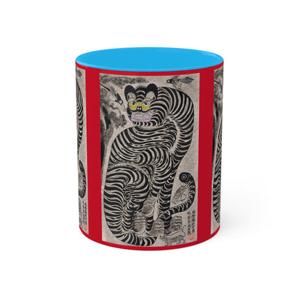 Talismanic Tiger Colorful Mugs, 11oz