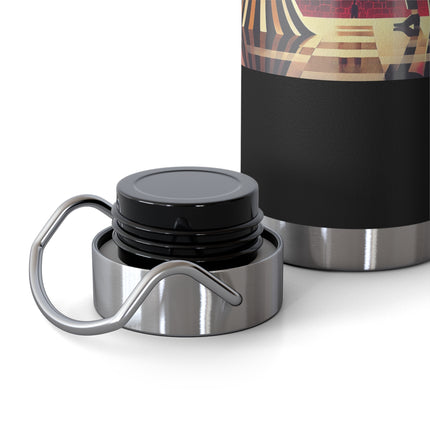 Art Deco Valentine's Romance Copper Vacuum Insulated Bottle, 22oz