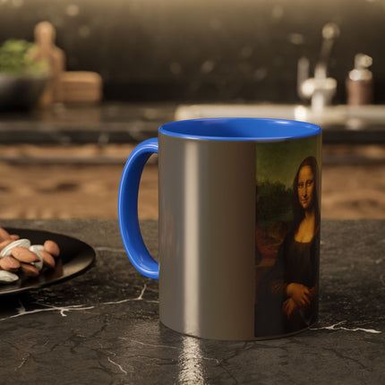 Mona Lisa by Leonardo da Vinci Colorful Mugs (11oz, 15oz)