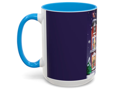 A Christmas Eve Celebration Colorful Mugs (11oz, 15oz)