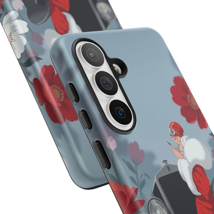 🚗🌺 The Lady Of The Grand Touring Car Phone Case – Art Deco Motoring Elegance